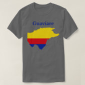 Guaviare Department Map Kolumbien T-Shirt (Design vorne)