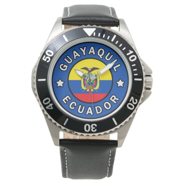 Guayaquil Ecuador Armbanduhr (Vorderseite)