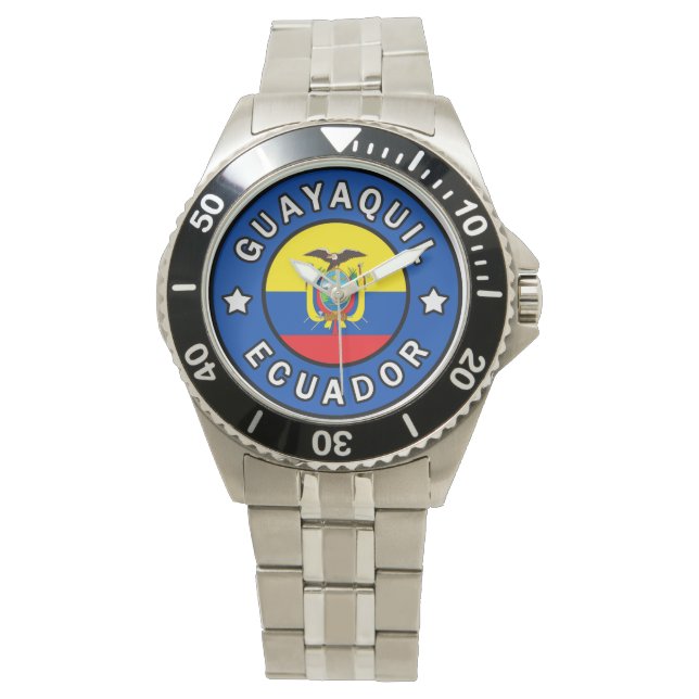 Guayaquil Ecuador Armbanduhr (Vorderseite)