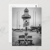 Guayaquil, Ecuador Cerro Santa Ana Postkarte (Vorne/Hinten)