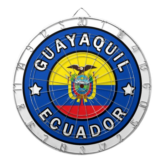 Guayaquil Ecuador Dartscheibe (vorne)