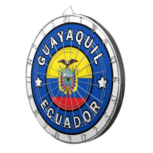 Guayaquil Ecuador Dartscheibe (Vorderseite rechts)