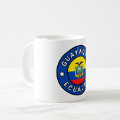 Guayaquil Ecuador Kaffeetasse (Vorderseite Links)