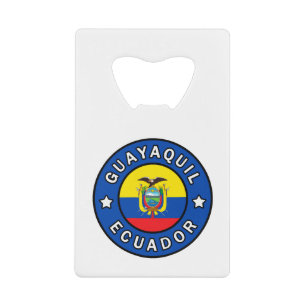 Guayaquil Ecuador Kreditkartenflaschenöffner