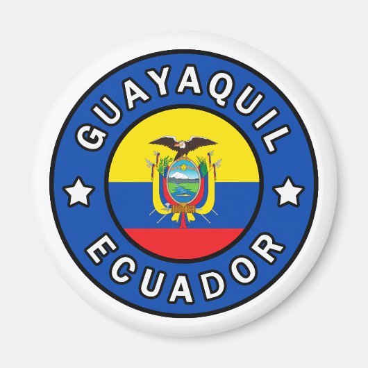 Guayaquil Ecuador Magnet (Vorne)