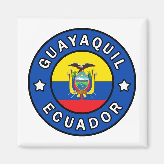 Guayaquil Ecuador Magnet (Vorne)