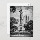 Guayaquil, Ecuador Parque Centenario Postkarte (Vorne/Hinten)