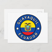 Guayaquil Ecuador Postkarte (Vorne/Hinten)
