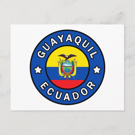 Guayaquil Ecuador Postkarte (Vorderseite)