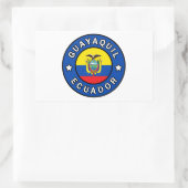 Guayaquil Ecuador Rechteckiger Aufkleber (Tasche)
