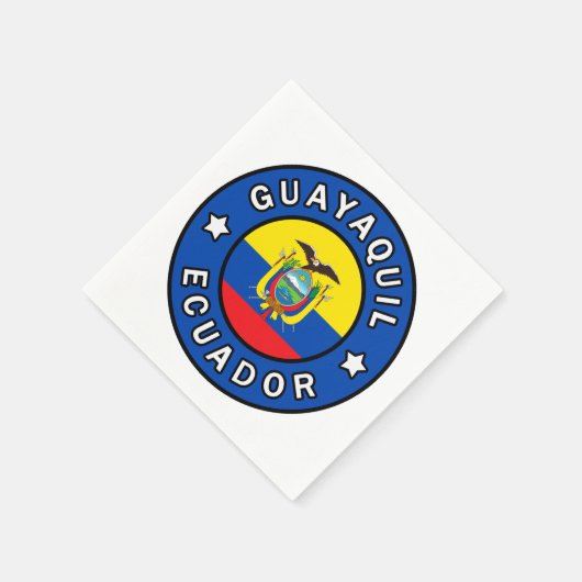 Guayaquil Ecuador Serviette (Ecke)