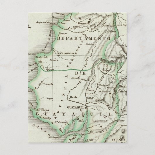 Guayaquil Postkarte (Vorderseite)