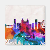Guayaquil Skyline Magnet (Vorne)