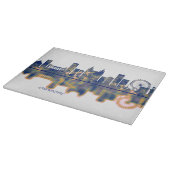 Guayaquil Skyline Schneidebrett (Ecke)