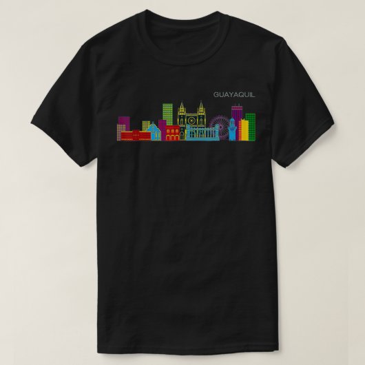 Guayaquil Skyline T-Shirt (Design vorne)