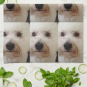 "Gucci" ein Bichon Frise - Geschirrtuch (Gefaltet)