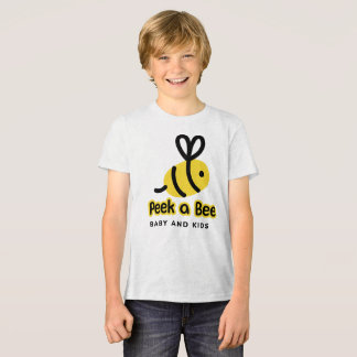 Guck mal eine Biene gedruckt Tri-Blend Shirt