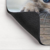Guck-mal-Schnurr Mousepad (Ecke)