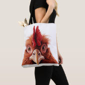 Guckender Hahn Tasche (Von Nahem)