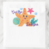 Gud2go-Aufkleber Rechteckiger Aufkleber (Tasche)