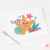 Gud2go-Aufkleber Rechteckiger Aufkleber (Umschlag)