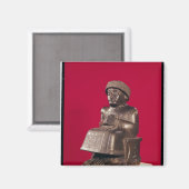 Gudea, Prinz von Lagash, gewidmet Magnet (Vorderseite/Rückseite)