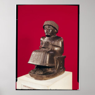 Gudea, Prinz von Lagash, gewidmet Poster