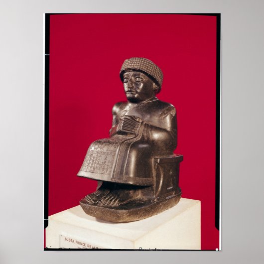 Gudea, Prinz von Lagash, gewidmet Poster (Vorne)