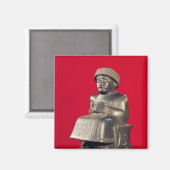 Gudea, Prinz von Lagash Magnet (Vorderseite/Rückseite)