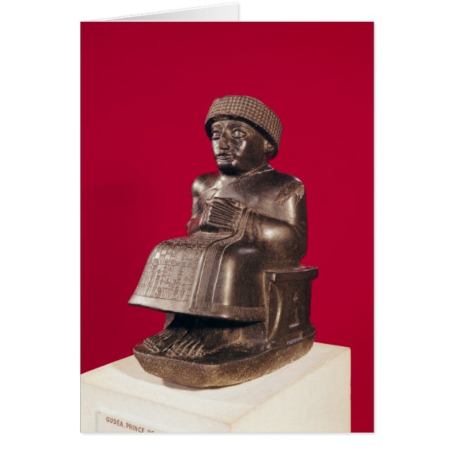 Gudea, Prinz von Lagash, weihte ein (Vorne)