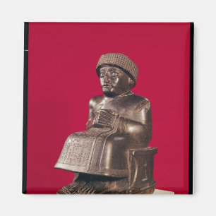 Gudea, Prinz von Lagash, weihte ein Magnet