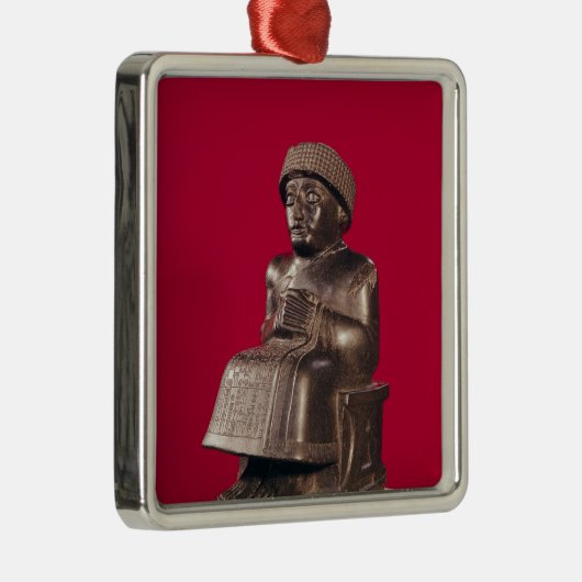 Gudea, Prinz von Lagash, weihte ein Ornament Aus Metall (Rechts)