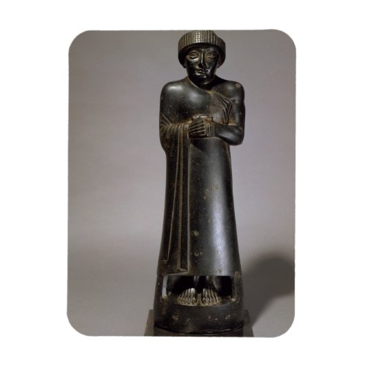 Gudea-Statue, Prinz von Lagash, Neo-Sumerian, f Magnet (Vertikal)
