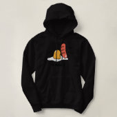 Gudetama, das Lazy Egg #mood Boxing Punching Hot D Hoodie (Design vorne)