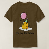 Gudetama ist mein Geburtstag T-Shirt (Design vorne)
