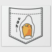 Gudetama Pocket Sweatshirt Geschenkpapier (Flach)