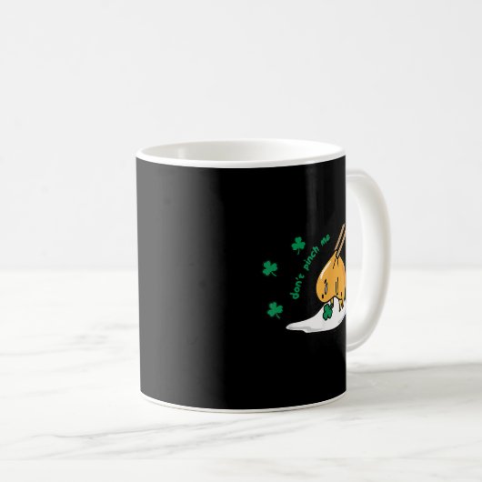Gudetama Prise Me Saint Patrick's Day Kaffeetasse (VorderseiteRechts)