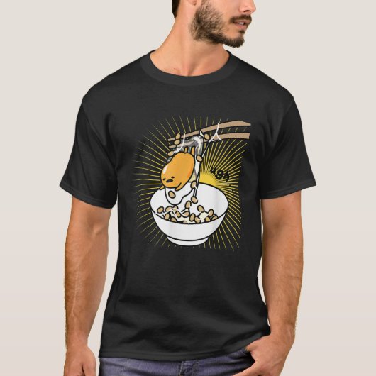Gudetama Ugh Rice Bowl Tee Shirt (Vorderseite)