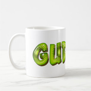 Gudrun Name Kiwi Style Tasse Teetasse Kaffeetasse