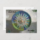 Guell Park Postkarte (Vorne/Hinten)