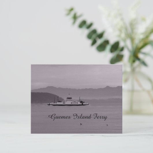 Guemes Island Ferry Postkarte (Stehend Vorderseite)