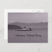 Guemes Island Ferry Postkarte (Vorne/Hinten)