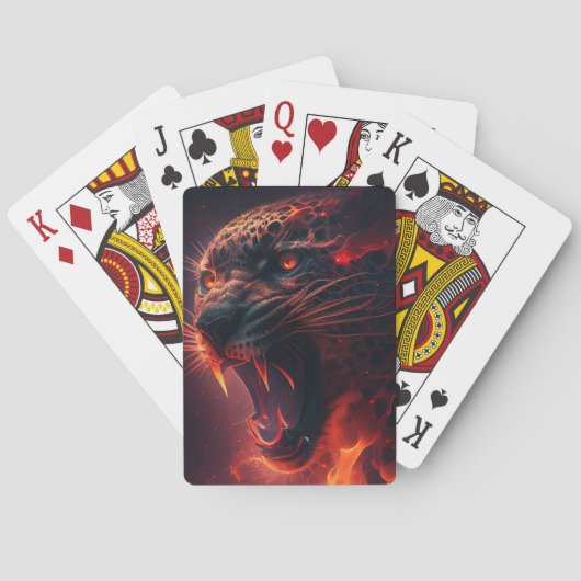 Guepard-Karten Spielkarten (Rückseite)