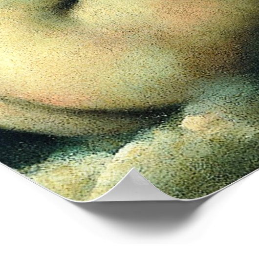 Guercino - Gott der Vater und der Engel - 1620 Poster (Ecke)