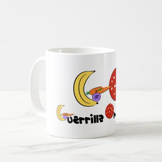 Guerilla Omnìvora Kaffeetasse (Vorderseite Links)