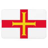 Guernesey Flag Magnet (Horizontal)