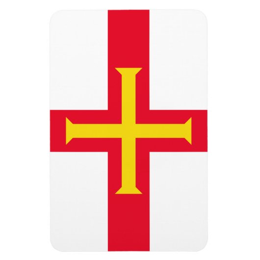 Guernesey Flag Magnet (Vertikal)