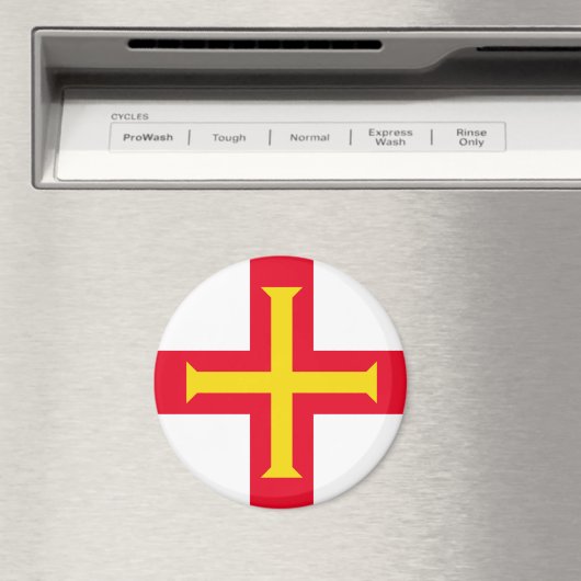 Guernesey Flag Magnet (In Situ (Geschirrspüler))
