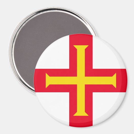 Guernesey Flag Magnet (Vorderseite/Rückseite)