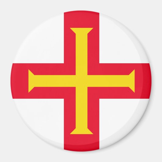 Guernesey Flag Magnet (Vorne)